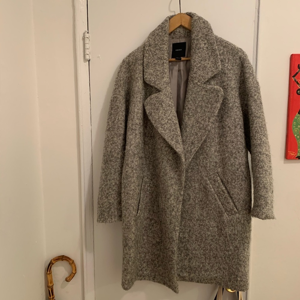 Marled grey coat
